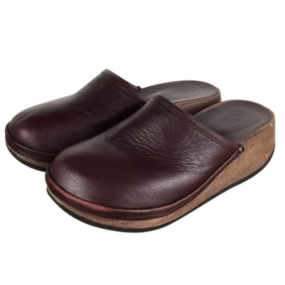 J. Crew Clogs 2” Wedge Heel Size 8